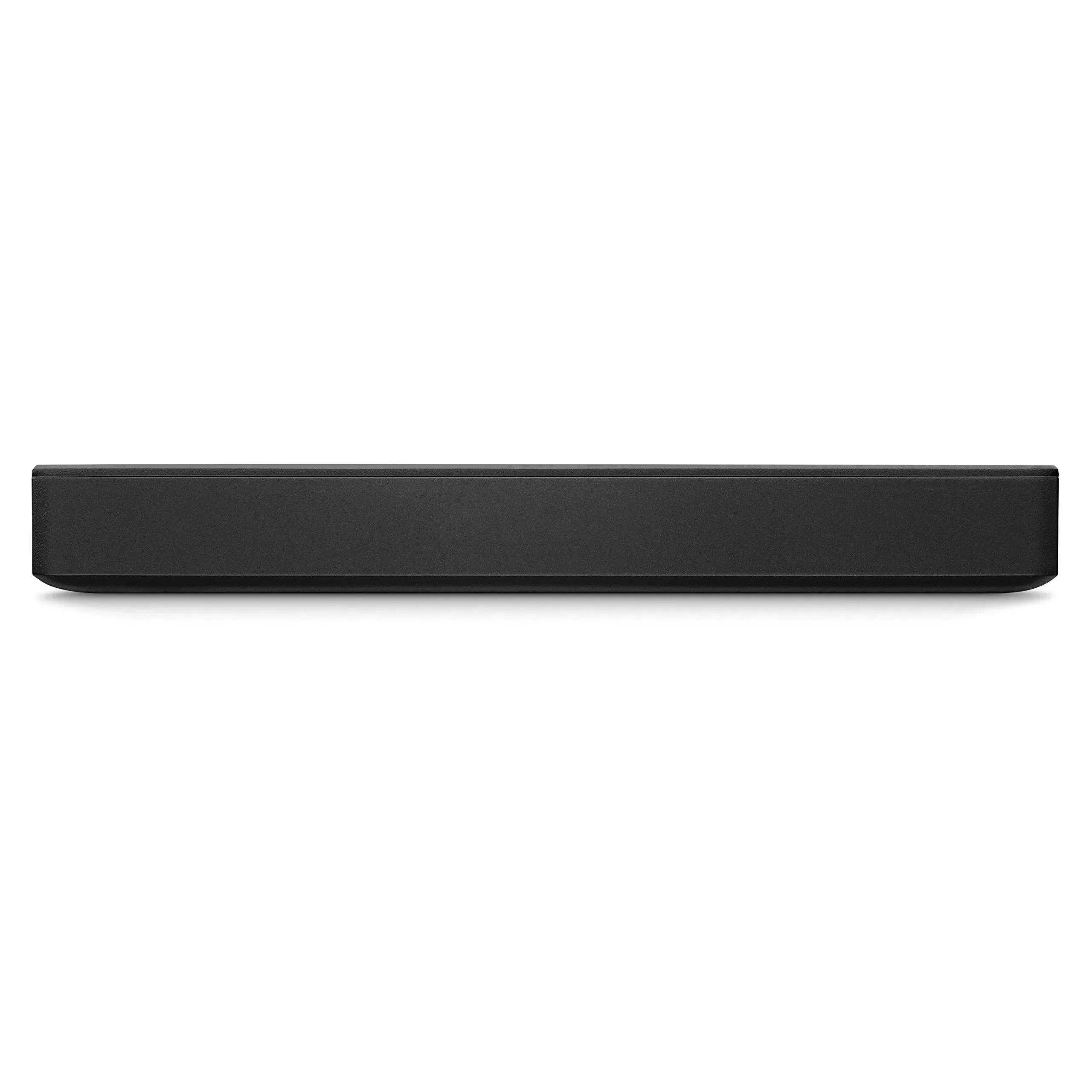 BackupDrive 2TB portable drive beside a laptop on a desk